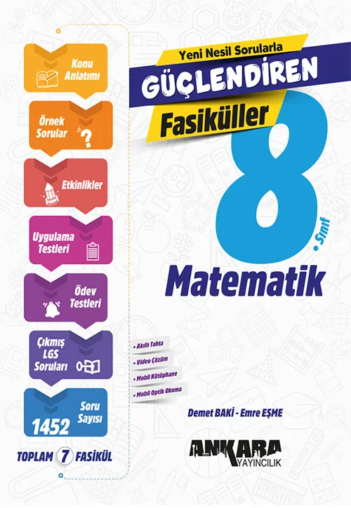 8. Sınıf Güçlendiren Matematik Fasiküller Ankara Yayıncılık