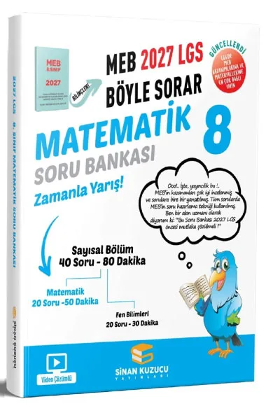2027 8. Sınıf LGS Matematik Soru Bankası Sinan Kuzucu